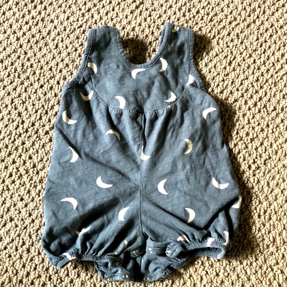 Rylee and cru , blue moon, cross back romper